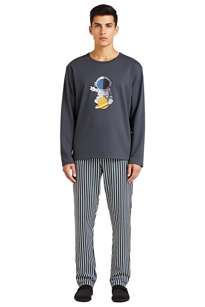 PayBuy Long Sleeve Astronaut Printed Pajama Set Women Functional Durable Quality Comfortable Stylish