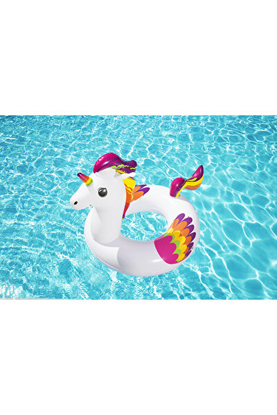 BESTWAY Colac de înot gonflabil cu unicorn 119 x 91 cm 36159