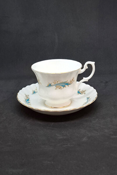 Royal Albert Bone China Blue Wave Antique Porcelain Tea Cup 150 ml