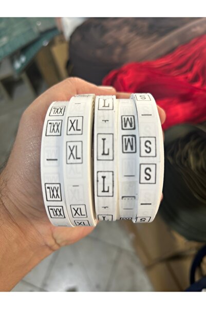 ALOTUHAFİYE BEDEN ETİKET 5 TOP SERİ (s-m-l-xl-xxl)