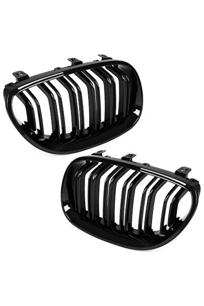 Autowag Set de 2 grile frontale, BMW E60/E61 2003-2010, Autowag, negru lucios
