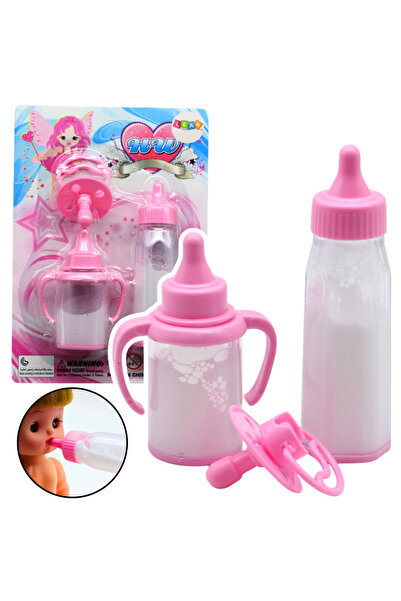 Bebelul Set biberon și suzetă magice pentru păpușă - accesorii incluse, 3 ani+