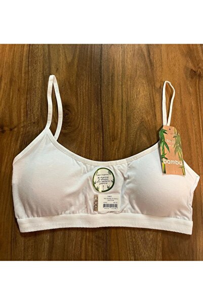 Anıt Women's Comfortable String Strap Bustier with Removable Bamboo Pads