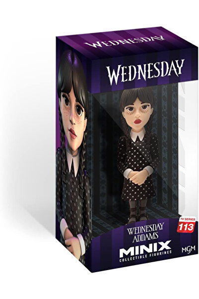 MINIX Wednesday 5-inch Collectible Figure - Wednesday Addams