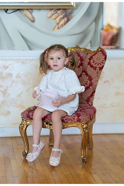 kiddos.ro Rochie fete din tweed cu insertii roz - eleganta sarbatori, craciun...