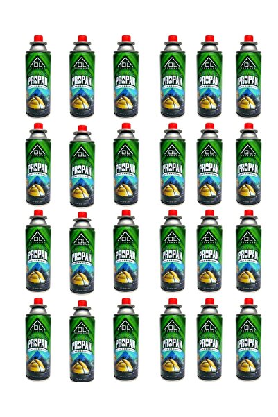 ol outdoor 227 Gram Bütan Propan Gaz Kartuşu 24 ADET