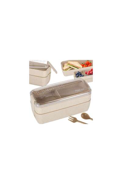 Three top online Cutie de prânz split pentru micul dejun 750ml bej