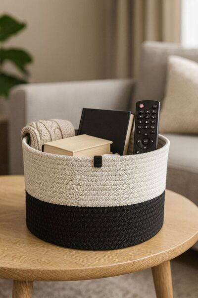 Naspar Coș pentru hârtie igienică cu capac, 12 bucăți, coș multifuncțional, organizator, cutie de depozitare, coș pentru gunoi