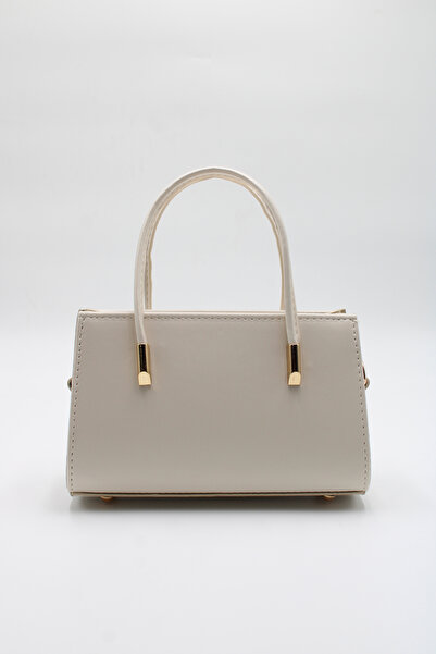 LASSO Women's Cream Small Size Stylish Hand, Arm, and Shoulder Bag