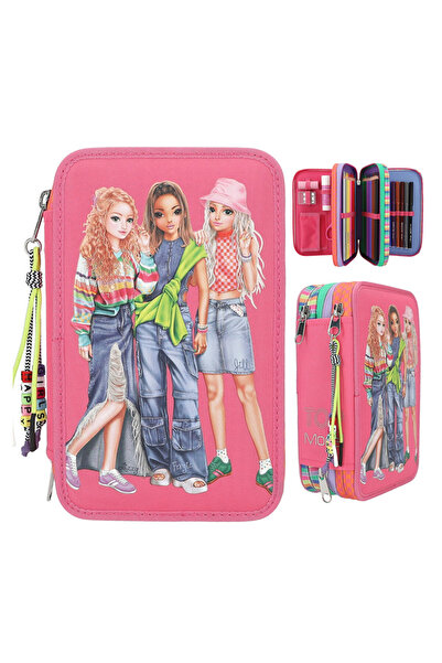 Top Model Cutie pentru creioane cu 3 straturi - Figurină pentru fete