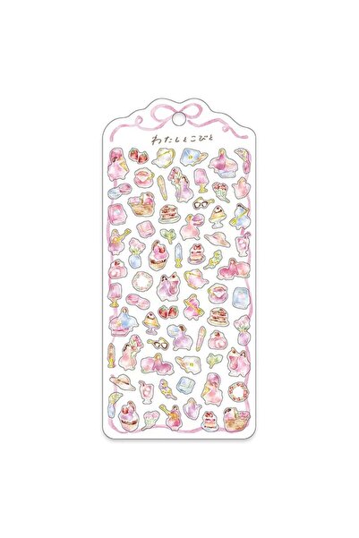 İthal E1-Mindwave 1 foaie de autocolante mini uman și obiecte, culoare: roz