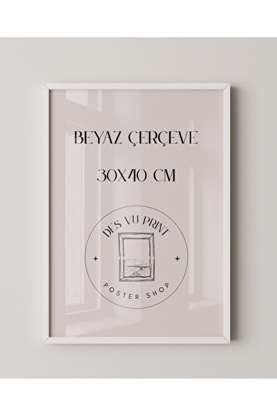DES VU PRINT SİYAH ÇERÇEVE 30X40 CM, SİYAH ÇERÇEVE