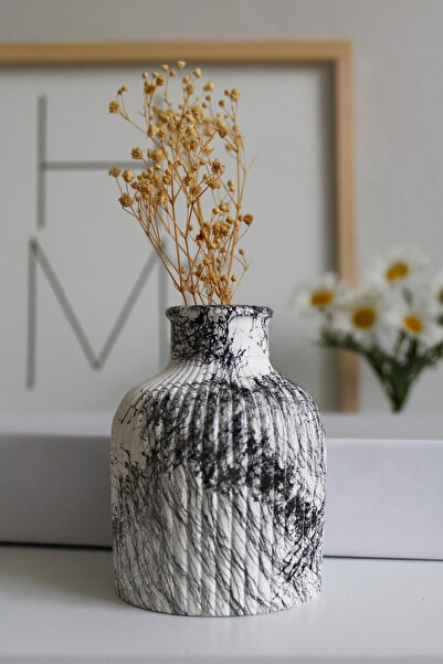 SZN HOME DESİGN Mini vază cu model de marmură