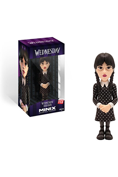 MINIX Wednesday 5-inch Collectible Figure - Wednesday Addams