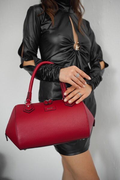 DERKON Genuine Leather Rosely Model Women's Bag