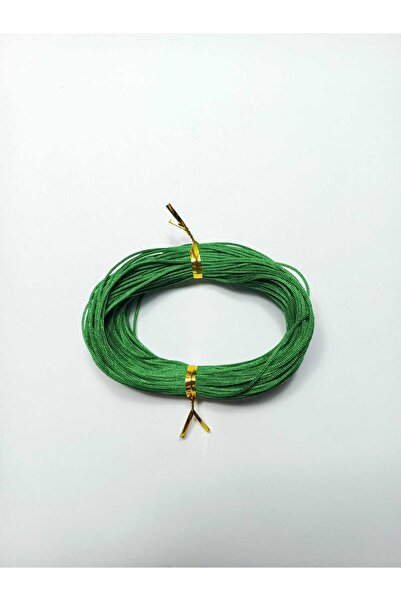 Eskişehir hobi sanat 1 mm 25 Meters Green Color Parachute Cord Macrame Bracelet Necklace Jewelry Design Beading Hair Braiding Cord