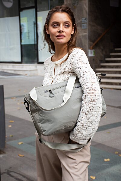 RKY SERENITY Sanmorris Parachute Fabric Multi-Compartment Lightweight Casual and Travel Shoulder Bag