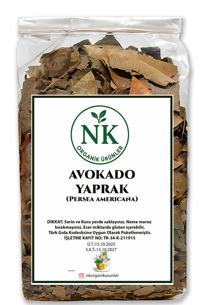 nk organik أوراق الأفوكادو 50 غرام