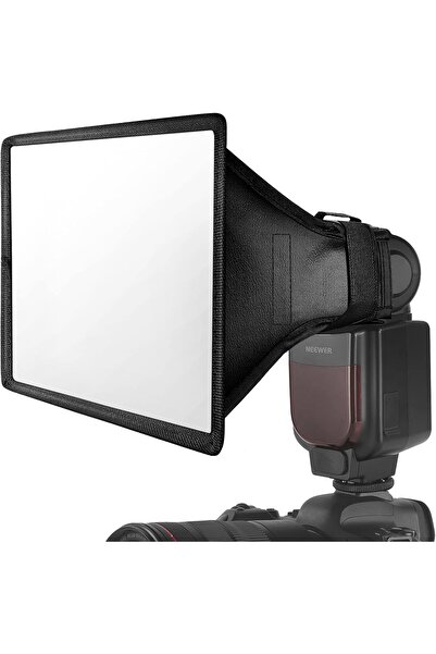NEEWER 9 x 7 in Transparent Flash Diffuser Softbox for Speedlight