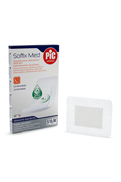 PIC SOLUTION ITALY Soffix Med with CHG Plaster 12 cm x 10 cm (5 pcs)