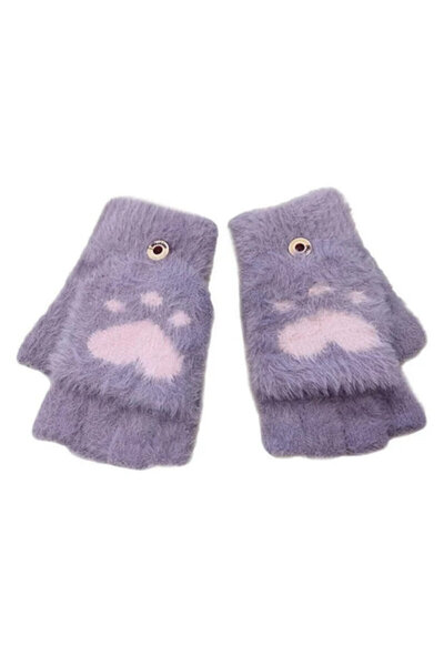 Techsuit mănuși de damă, mov, 17 cm, ST0017