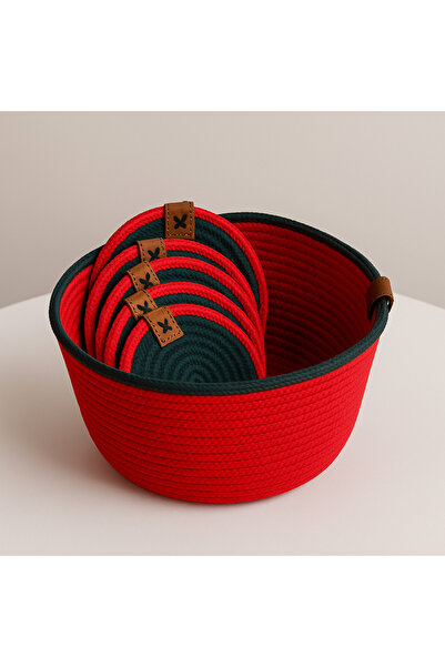 beşyıldız bardak altlığı 6 قطع من حاملات الأكواب من أتولي