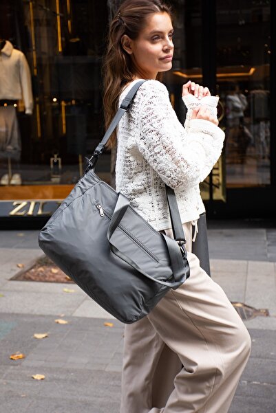 RKY SERENITY Sanmorris Parachute Fabric Multi-Compartment Lightweight Casual and Travel Shoulder Bag