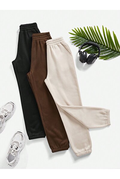 rocassi Pantaloni de trening unisex tiv elastic din 3 piese
