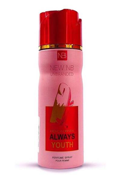NEW NB Unbranded French Crystal Always Youth Deodorant Spray for Women – 200ml | Fresh, Elegant Sc