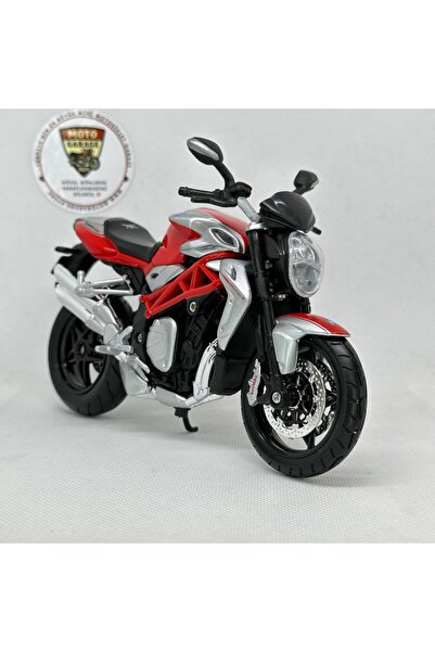 MotoGarage Mv Agusta Brutale 1090 Rr 1:12 Diecast Motorcycle Model – Red Whit...