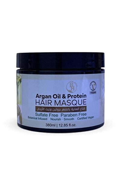 B H BIO HAIR قناع الشعر بزيت الأرغان والبروتين من بي اتش بيو هير، نباتي، خالٍ...