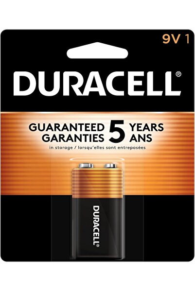 Duracell Coppertop 9V Alkaline Battery - 1 Count