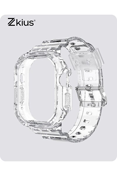 Generic Zkius Compatible Sport iWatch Strap with Bumper Case for Apple Watch (Multiple Sizes)