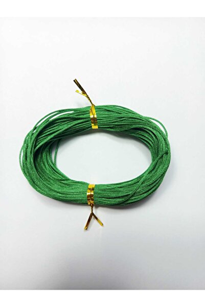 Eskişehir hobi sanat 1 mm 25 Meters Green Color Parachute Cord Macrame Bracelet Necklace Jewelry Design Beading Hair Braiding Cord