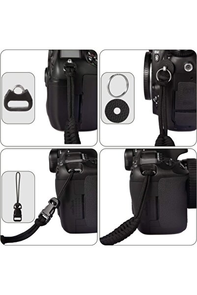 Generic Takherod Camera Wrist Strap - Hand Strap for Camera (Black)