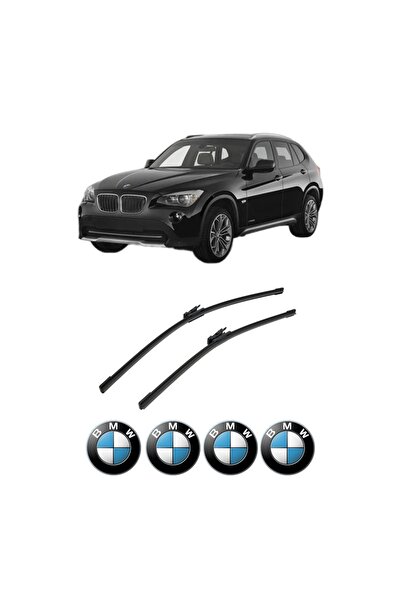 Bosch Car wipers compatible with BMW X1 (E84) from 2009-2015, car windshield, 2 pieces, 4 Car Stickers