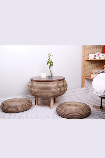 Generic Versatile table set with uniquely stylish seating cushions