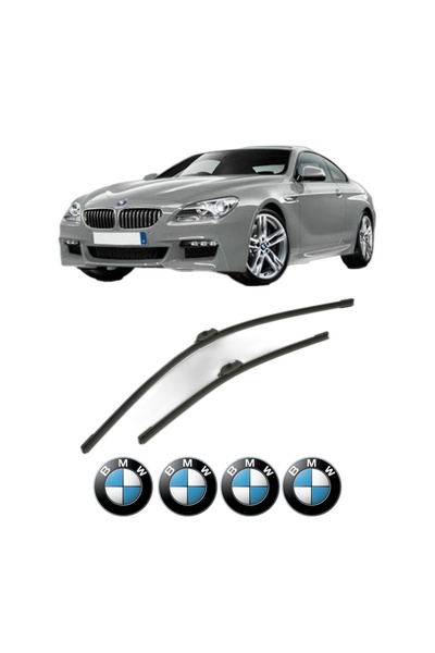 Bosch Wipers BMW 6 Coupe (F13) from 2011-2017, car windshield, 2 pieces, , , 4 BMW Car Stickers
