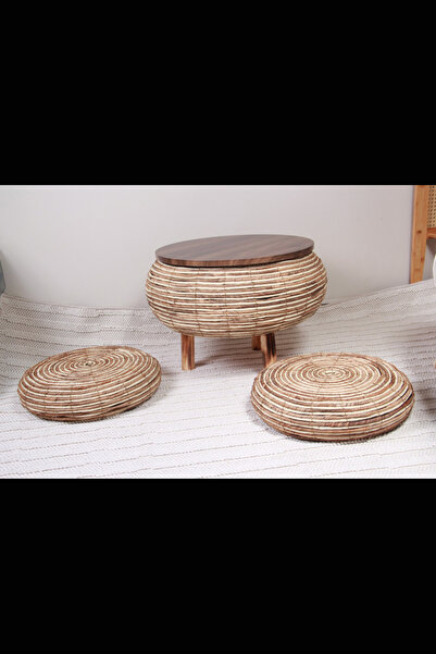 Generic Versatile table set with uniquely stylish seating cushions