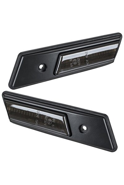 Autowag Set of 2 LED side indicators , smoked black, for BMW 3 E36, 5 E34, 7 E32