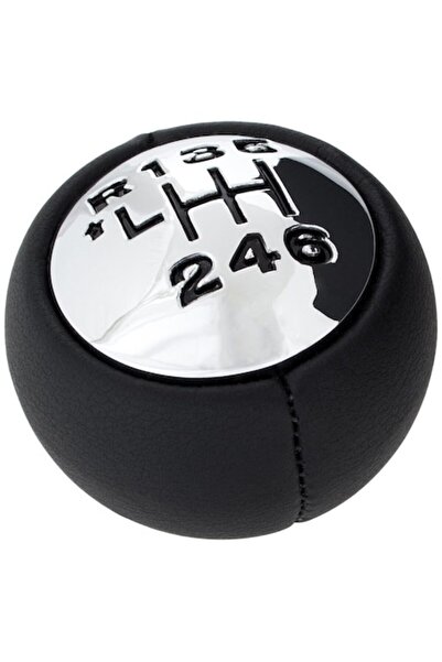 Autowag Manetă schimbător de viteze, cromată și neagră, 6 trepte + R, pentru ...