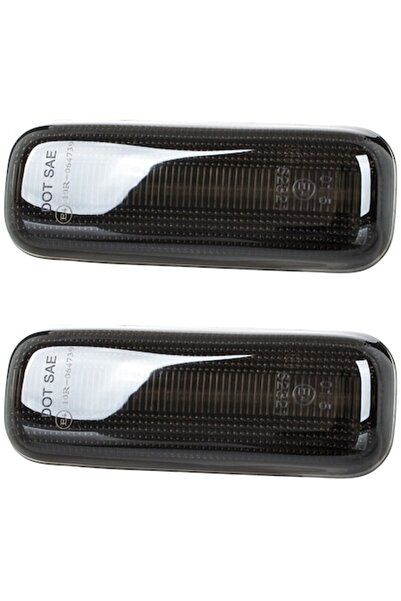 Autowag Semnalizatoare laterale LED pentru Mercedes W163 Clasa ML, set de 2, negru fumuriu, IP67