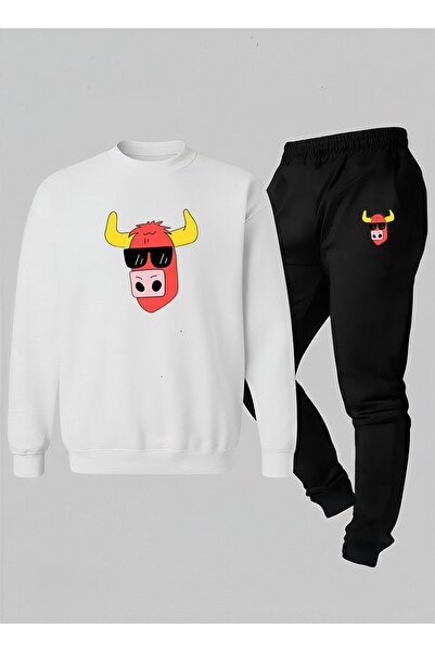 LORVEX Swea tricou - Set de trening pentru copii, cu guler rotund, imprimat C...