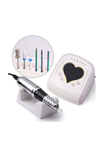 Cosmeticos Moară electrică pentru manichiură și pedichiură 68W - Model M16, bej deschis