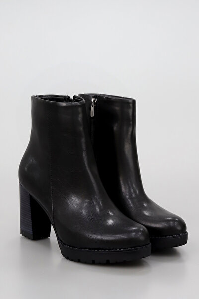 kajal ayakkabı Cizme cu fermoar cu toc gros STR 700