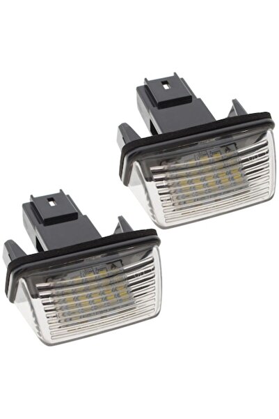 Autowag Lumini LED pentru plăcuța de înmatriculare, set de 2, 2835SMD, compat...