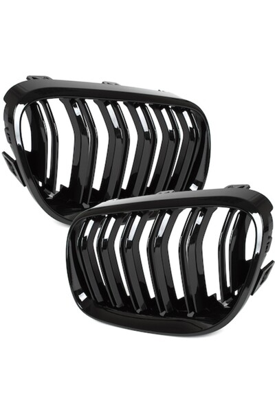 Autowag Set 2 grile BMW 3 E92/E93 2010-2013 Negru Lucios