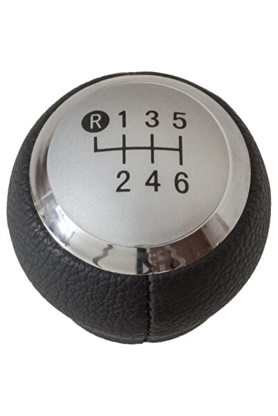 Autowag Buton schimbător, 6 trepte + R, negru cu detalii argintii, pentru Toy...