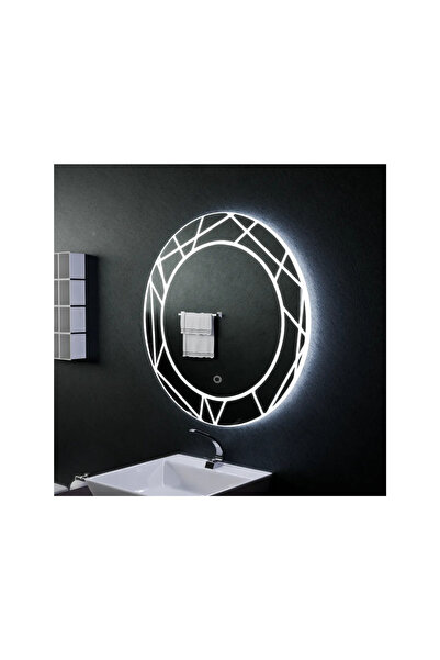 OPTIM DEKO Oglindă de baie LED tactilă ASTRIX, 70cm, 6000K, reglabilă, sistem...