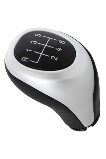 Autowag Manetă schimbător de viteze, Autowag, negru/argintiu, 6 trepte, 14 mm